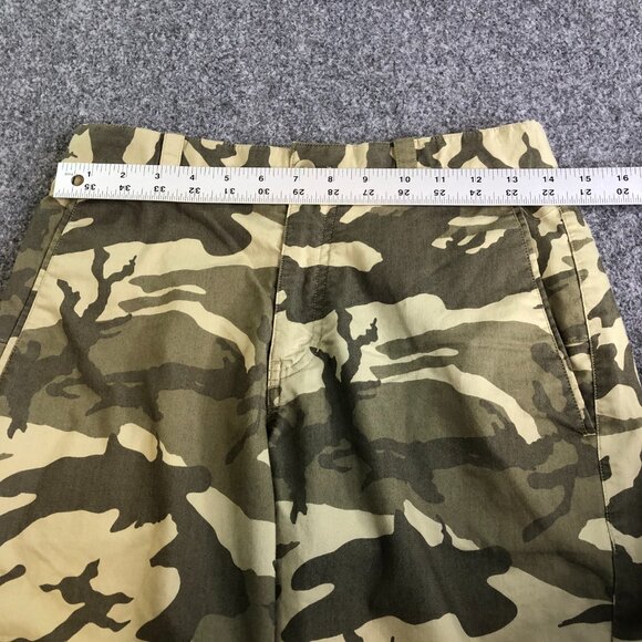 Nike Golf Shorts Boys Large Green Camo Adjustable Waistband 10" Inseam - Picture 7 of 10